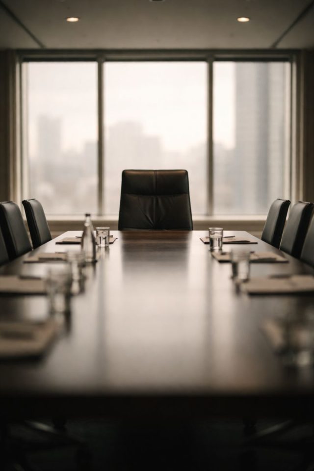 Before Becoming a CISO: 10 Brutal Lessons No One Shares 1 Empty boardroom chair before becoming a CISO